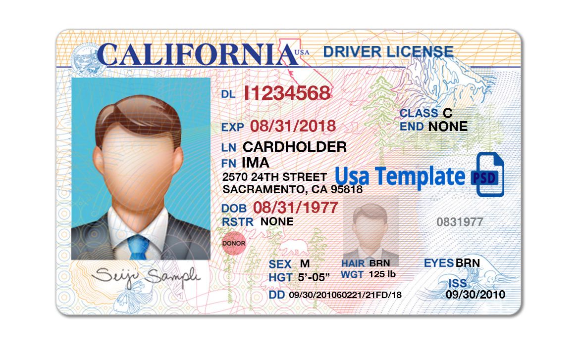 Dmv drivers license requirements california