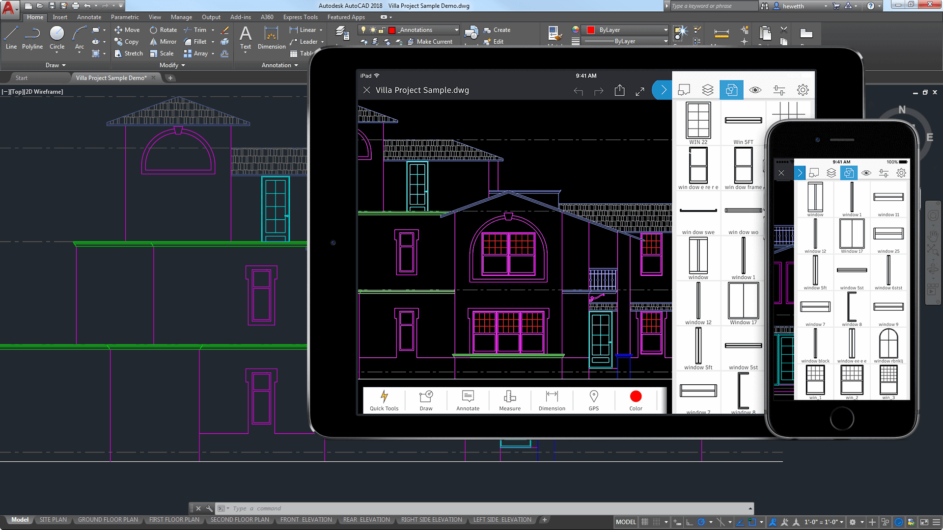 Tools Used In Autocad